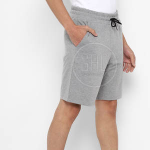 Short de bain en maille de haute qualité pour hommes, meilleur style de fitness pour la salle de sport et la plage, décontracté, motif solide, grande taille, vente en ligne - Product Image 5