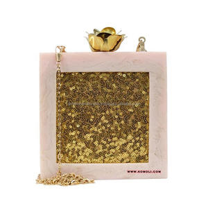 Handmade Stylish Resin Evening <b>Bag</b> for Women and <b>Girls</b> with Luxury Embroidery for Weddings and <b>Parties</b> Wholesale Price - Product Image 5