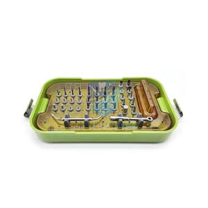 Kit d'instruments chirurgicaux pour implants dentaires Dentium SuperLine en acier inoxydable certifié CE de classe I, outils manuels pour implants dentaires pour la bouche - Product Image 4