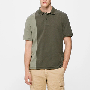 Vente en gros OEM 100% coton T-shirt de golf brodé personnalisé à manches courtes pour hommes Polos grande taille imprimés pour hommes - Product Image 1