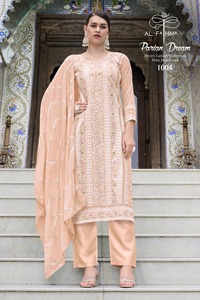 Traje Salwar Plazzo bordado de diseñador indio y paquistaní con estilo para mujer, ropa informal de fiesta de boda con estampado pesado - Product Image 2