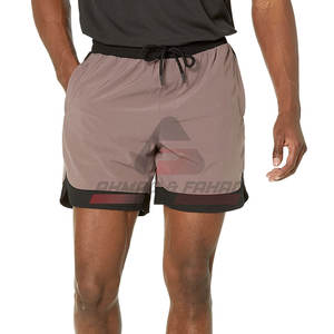 Latest Design <b>Men's</b> Gym <b>Shorts</b> 100% Cotton Solid <b>Pattern</b> Casual Style Elastic Waist Mid Waist Adult Size Pakistani Manufacture - Product Image 1