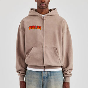 Lightweight Breathable Zipper <b>Hoodies</b> for Men 100% Cotton Bulk Quantity for Casual Wear for Winter - Product Image 4