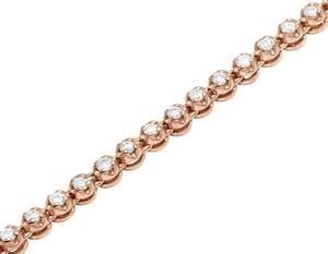 Rose Gold Plated Moissanite Diamond Iced Hip Hop Luxury Tennis <b>Chain</b> <b>Sterling</b> <b>Silver</b> Gift Jewelry <b>for</b> Men <b>Women</b> - Product Image 3