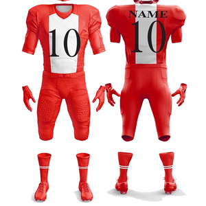 Uniforme Reversible Personalizado de Fútbol Americano, Conjunto de Gran Tamaño para Adultos, Secado Rápido, Transpirable, Impreso, Tarifas Al por Mayor Cortas - Product Image 6