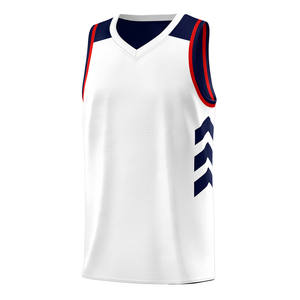 Maillot de basket-ball respirant sur mesure, design 2023, personnalisé, anti-bactérien, séchage rapide, taille plus, unisexe - Product Image 3
