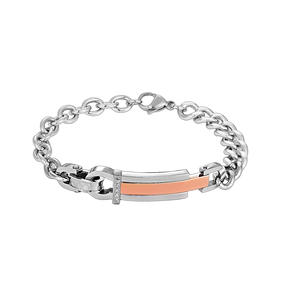 Bracelet cadeau d'amour de la Saint-Valentin pour les couples en acier inoxydable pour lui et elle ne changera jamais - Product Image 3