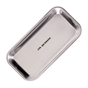 Bandeja Quirúrgica Dental Manual de Acero Inoxidable, Placa Rectangular de Desinfección, Grado Hospitalario, Instrumento de Laboratorio Dental - Product Image 3