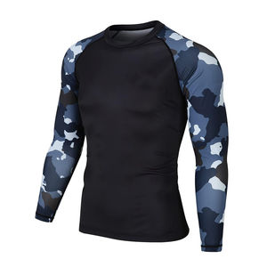Best Selling <b>Rash</b> <b>Guard</b> For Men's Spandex Polyester Fighting Training Wear Long Sleeve Gym Wear <b>Rash</b> <b>Guard</b> Customized - Product Image 6