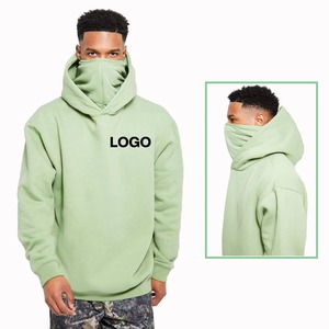 Custom Thermal Fleece Balaclava Hoodie 100% Cotton Regular Fit Breathable Quick Dry Autumn Street Fashion Full Face Hoodie - Product Image 2