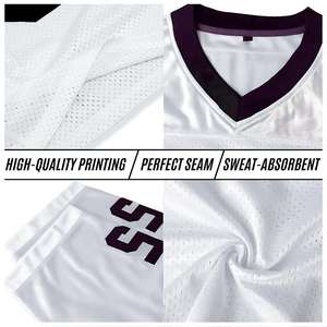 Vintage Style American Football Jersey - Oversized Streetwear Fit - Custom Graphics. - Product Image 6