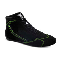 Bottes de course mi-mollet en cuir imperméables à embout d'acier pour karting, style mode, haute qualité, prix abordable