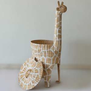 Panier artisanal en forme d'animal, panier de rangement pour jouets d'enfants à bas prix - Product Image 5