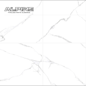 ANGEL STATUARIO ALPINE Blanc Élégance Carreaux de Céramique 600x600mm Carreaux de Marbre Brillant pour Mur et Sol Application Novac - Product Image 4