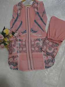 Diseñador Vintage indio paquistaní Kurta pesado Georgette Salwar traje para adultos boda y fiesta ropa de invierno - Product Image 6