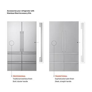 Refrigerador de Puerta Francesa de 48 Pulgadas, Acero Inoxidable, Compresor Sin Escarcha, Portátil, Eléctrico, Solar, Compacto para Uso Doméstico - Product Image 3