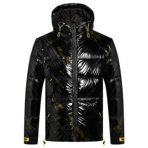 เสื้อแจ็กเก็ตขนปลาปักเป้าสำหรับผู้ชายเสื้อกันลมเสื้อแจ็คเก็ตขนเป็ดกลางแจ้งดีไซน์ใหม่ออกแบบได้ตามต้องการ - Product Image 1