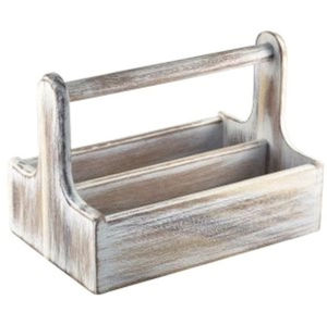 ที่ใส่ช้อนส้อมไม้พิมพ์ด้วยมือสไตล์วินเทจที่สวยงามสำหรับโต๊ะในครัวและเคาน์เตอร์แบบยืนอุปกรณ์ทานอาหารสำหรับใช้รับประทานอาหาร - Product Image 4