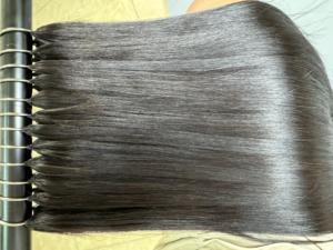 Extensions de cheveux humains AZURA HAIR du Vietnam, cheveux Remy, double trame, double densité, couleur blond cendré, pour tissage - Product Image 6