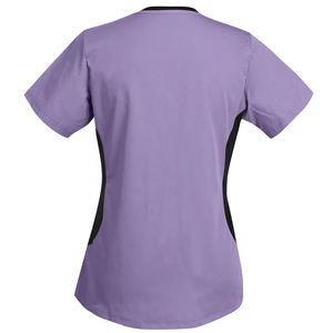 Tops de enfermería con cuello vuelto personalizados para mujer, túnica blanca para el cuidado de la salud, uniformes de hospital al por mayor - Product Image 2