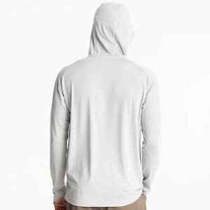 Sudadera con capucha de pesca de manga larga para hombre, nuevo diseño 2025, de secado rápido, cómoda, impermeable, a prueba de viento, de talla grande, sudaderas con capucha de pesca, MOQ bajo - Product Image 2