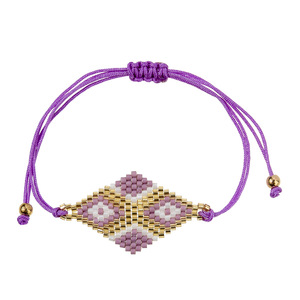 Pulsera de Cuentas de Aleación de Zinc con Corazón Geométrico, Chapada en Oro Negro, Ajustable, Joyería Bohemia, Accesorio de Moda Unisex - Product Image 3