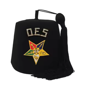 Vente en gros design personnalisé Oem couleur blanche Fès Oes Fès blanc Ordre de l'étoile de l'Est Regalia maçonnique Fès - Product Image 4