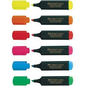 Green Chisel Tip Highlighter Set-Faber-Castell Textliner 48 <b>Refill</b> Highlighters 1-5mm - Product Image 3