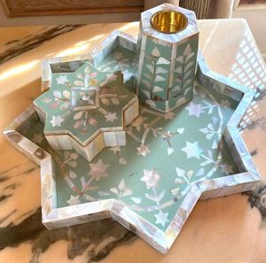 Plateau d'incrustation d'os rectangulaire de haute qualité et plateau d'incrustation d'os pour les fournitures d'hôtels et de restaurants avec plateau de portions de la meilleure qualité - Product Image 3