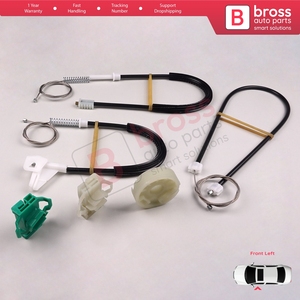 Kit de réparation de lève-vitre électrique BWR442, porte avant gauche pour Octavia MK1 1U 1996-2000 pré-lifting 1U0837461 - Product Image 5