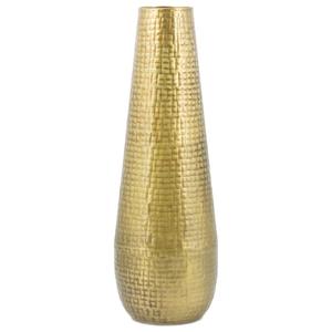 Juego de Jarrones Modernos de Metal Negro Mate con Diseño Abstracto Acanalado, Jarrones Decorativos Altos de Aluminio para Decoración de Hogares, Hoteles y Bodas de Lujo - Product Image 3