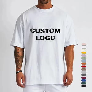 Glace soie mince à manches courtes T-shirt pour hommes lâche sport décontracté sans couture grande taille haut pour hommes cool respirant vêtements lavage à l'acide - Product Image 4