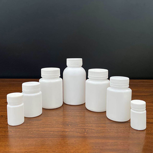 Caja de plástico blanca. Envase de Plástico para Productos de Salud, Botella Vacía para Vitaminas y Gomitas con Tapa a Prueba de Niños - Product Image 6