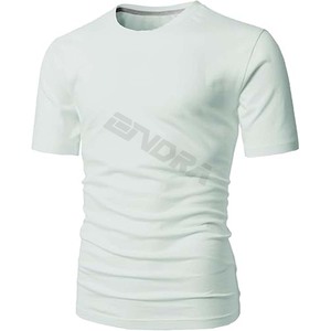 Camiseta deportiva personalizada con cuello redondo para hombre, transpirable, que absorbe la humedad, para ropa deportiva y actividades al aire libre - Product Image 1