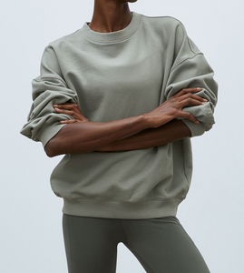 Sudaderas con capucha de lana de algodón 100% para mujer con estilo, sudaderas de lujo en blanco para mujer, lavado ácido de dibujos animados, lavado a la piedra - Product Image 1