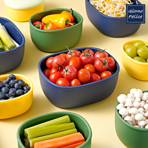 [Giorno Felice] thesili ภาชนะเก็บอาหารซิลิโคน1100มล. easycook easycook reheat reheat meal PREP luch กล่อง - Product Image 1
