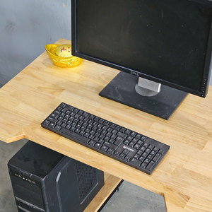 Convenient Foldable <b>Computer</b> <b>Desk</b> with Storage & Bookshelf Laptop Table COD68029 - Product Image 5
