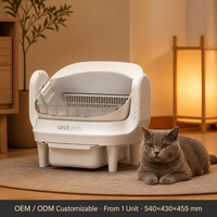 Bac à litière pour chat électrique automatique à ouverture supérieure, autonettoyant, grand modèle 65L, capteur intelligent, application Tuya, WiFi