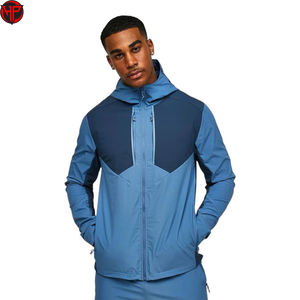 ชุดวอร์มเล่นกีฬาของผู้ชายชุดวอร์มกันลมสำหรับใส่กลางแจ้งกันน้ำพร้อมวัสดุเนื้อผ้าสำหรับฤดูหนาว - Product Image 3