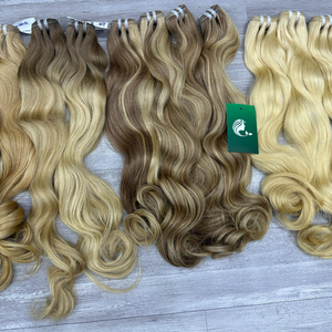 100% vague de corps brut non transformé cuticule aligné cheveux humains vietnamiens Double trame vendeur d'extensions de cheveux - Product Image 5