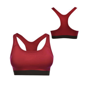 Sujetador deportivo sin costuras para mujer, diseño ligero sin espalda, logotipo frontal, característica transpirable, cuello en V profundo de tenis, novedad - Product Image 1