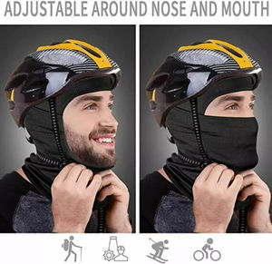 Motorcycle Breathable Cycling Balaclava SkiMask Breathable Mesh <b>Face</b> <b>Mask</b> Custom Logo Brushed Balaclava - Product Image 2