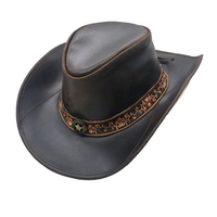 Sombrero y gorra personalizados, sombreros de cuero de vaquero, sombreros para montar a caballo, accesorios para montar a caballo al aire libre, sombreros occidentales, cuero de vaca