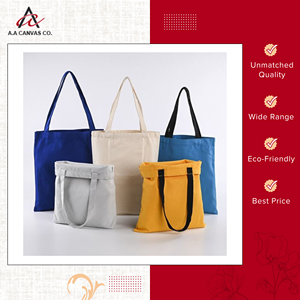 Sacs fourre-tout écologiques en vrac en toile de coton de couleur unie de la plus haute qualité du fournisseur indien - Product Image 6