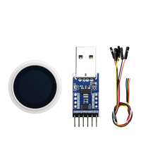 Modul Identifikasi Sidik Jari Semikonduktor HiLink HLK-ZW0901 Kit Uji Sensor Sidik Jari Kapasitif untuk Kunci Pintu