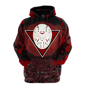 Sudadera con capucha con estampado de sublimación 3D para hombre, patrón sólido antiarrugas, jersey de lana de algodón 100%, sudaderas con capucha de poliéster, diseño de ropa deportiva - Product Image 2