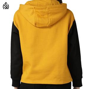 เสื้อสเวตเตอร์แบบสวมหัวมีฮู้ดสำหรับผู้หญิงเสื้อออกกำลังกายแบบลำลองสีพื้นสไตล์สตรีท - Product Image 4