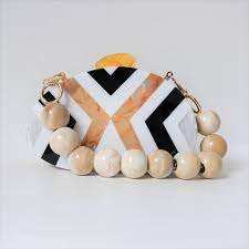 Bolso de Mano de Resina con Acabado de Mármol, Diseño Único, Accesorio de Moda para Mujer - Product Image 6