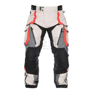 Vêtements décontractés pour hommes Pantalon en cuir de moto de haute qualité Services OEM Dernier style de pantalon en cuir de moto - Product Image 2