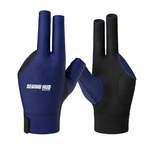 3 Finger Professional Billiard Gloves Customized Design 100% Original Leather High Quality Snooker Use Customizable Sizes & Logo - Product Image 1